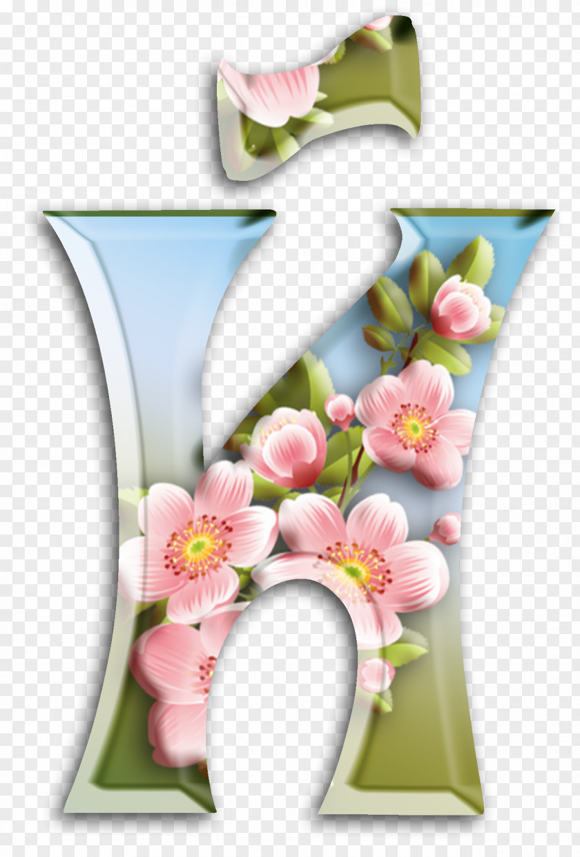 Dali Floral Design Cut Flowers Petal Vase PNG