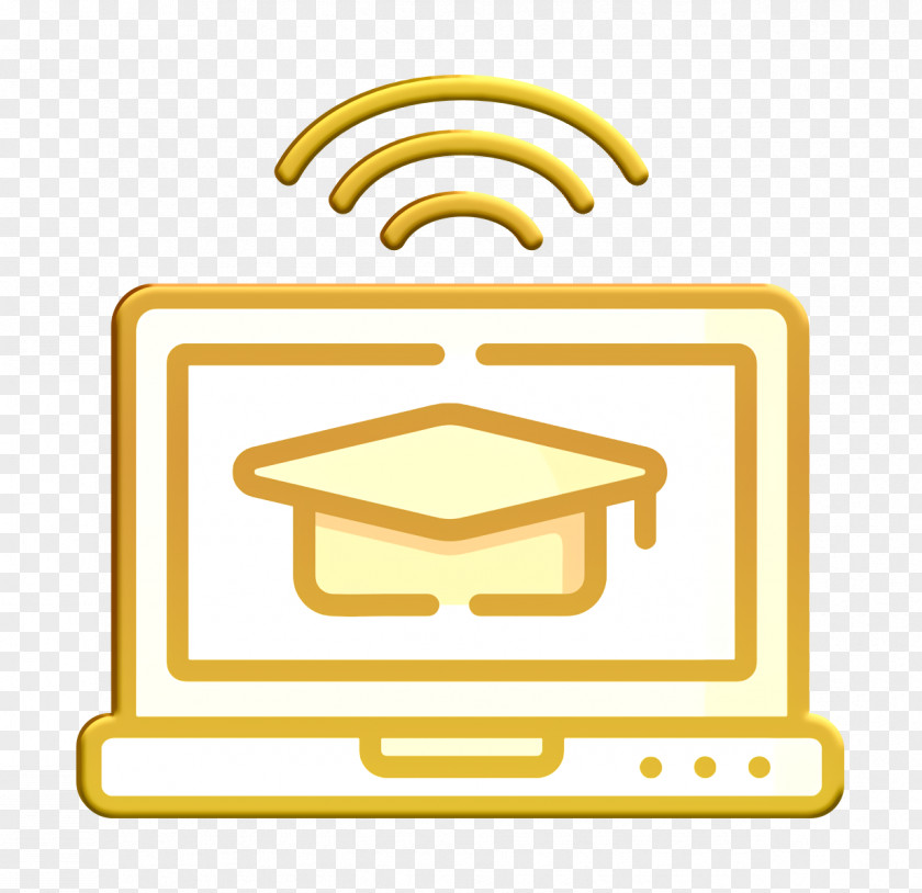 Elearning Icon Online Learning Laptop PNG