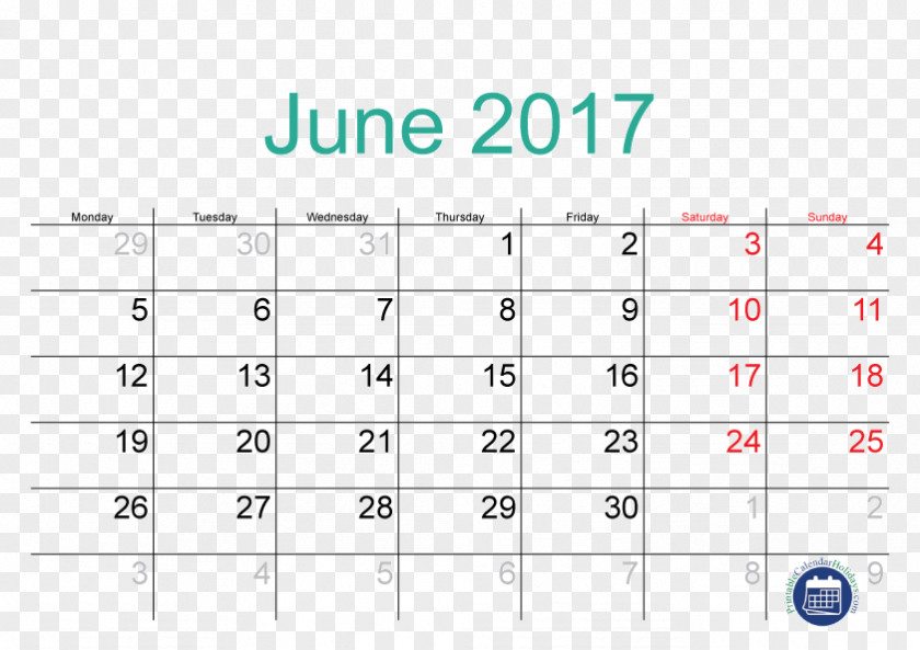 June 2018 Calendar 0 1 Holiday July PNG