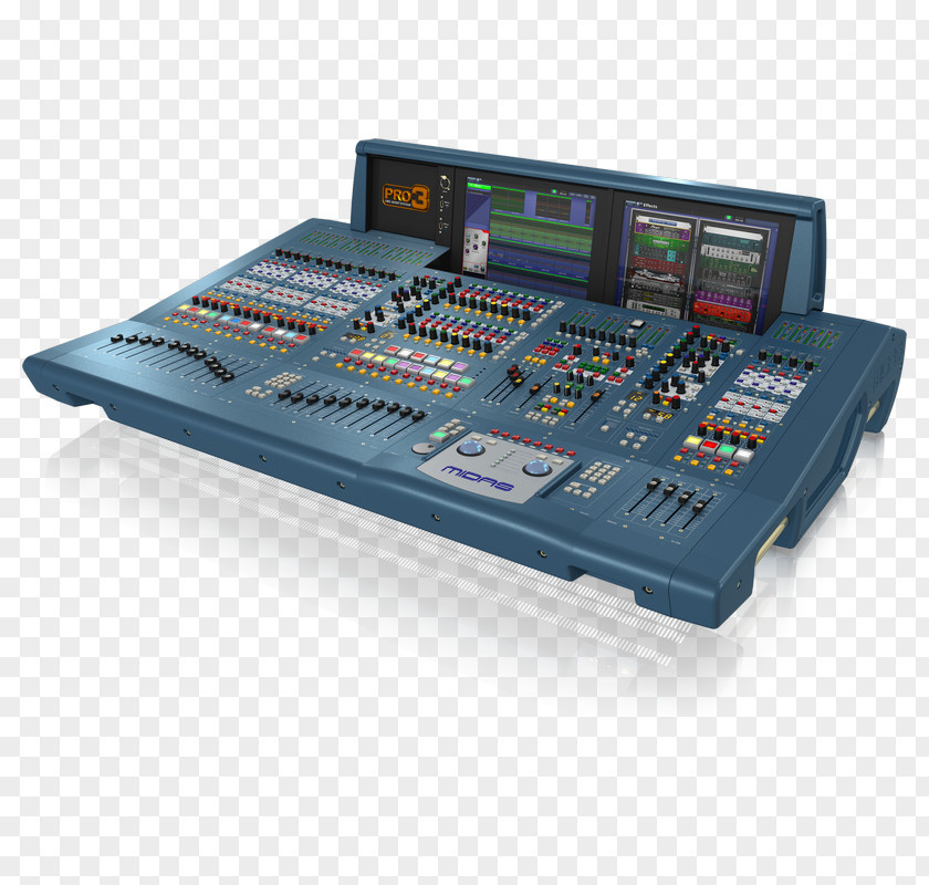 Mixer Sound System Audio Mixers Digital Mixing Console Midas Consoles DM16 PNG