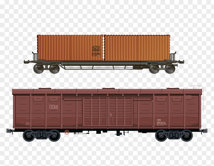 Train Railroad Car PNG