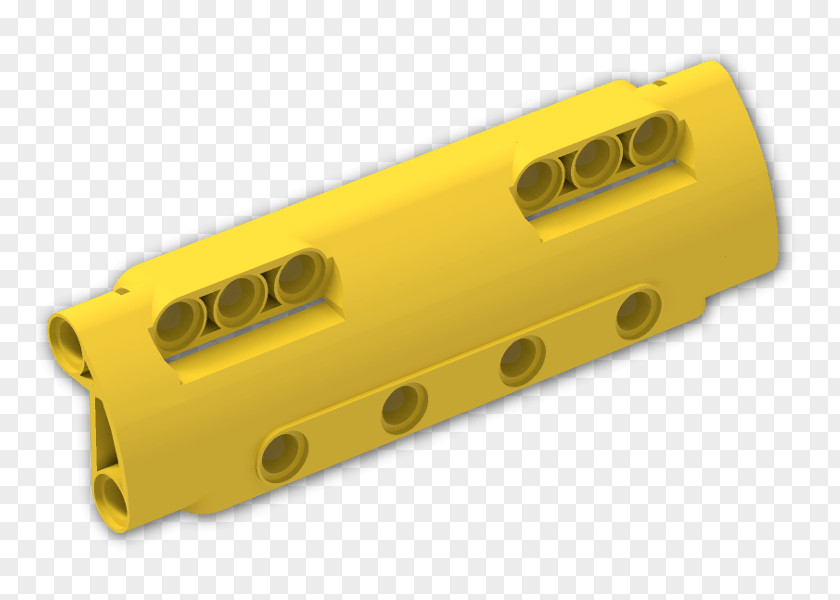 10 Hole Bricks Lego Technic Yellow Color Personal Identification Number PNG