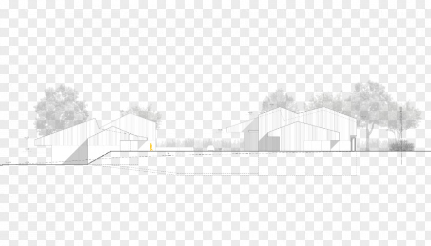 Design White House Line Art PNG