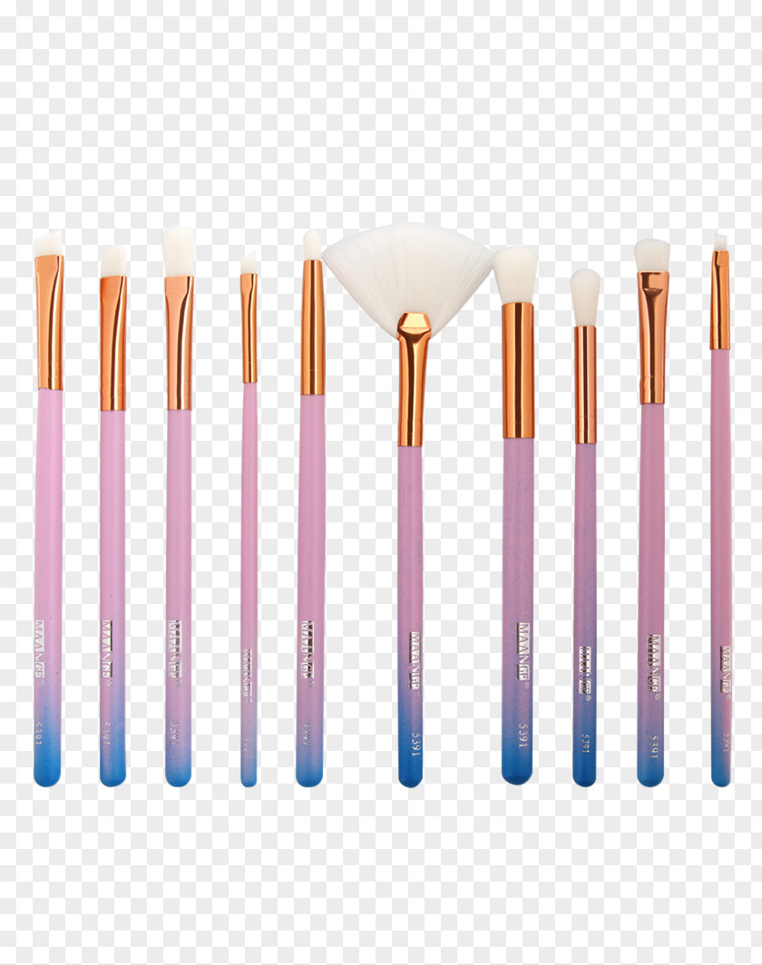 MAKE UP TOOLS Makeup Brush Make-up Cosmetics Blue PNG