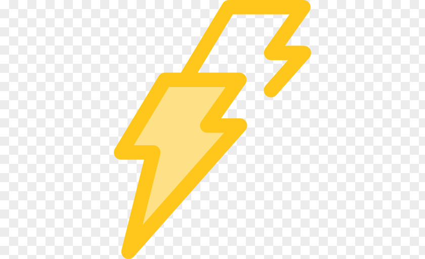 Yellow Lightning PNG