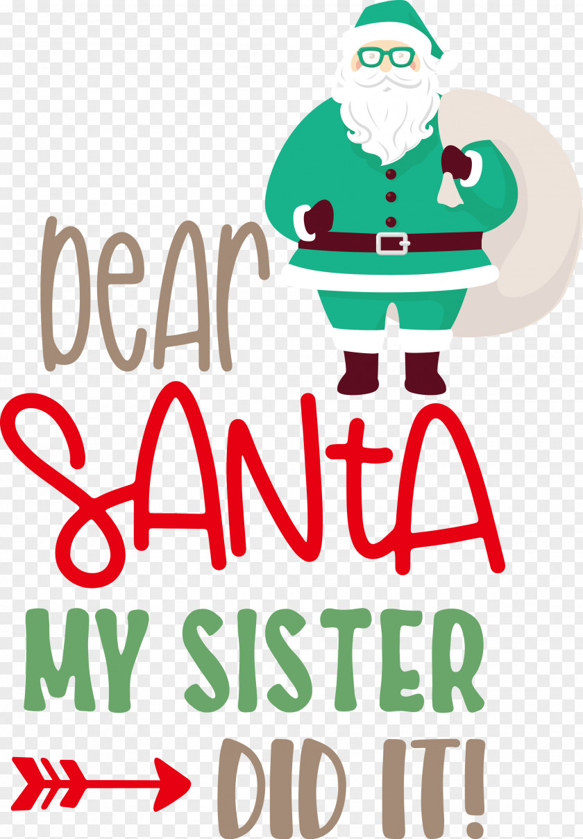 Dear Santa Christmas PNG