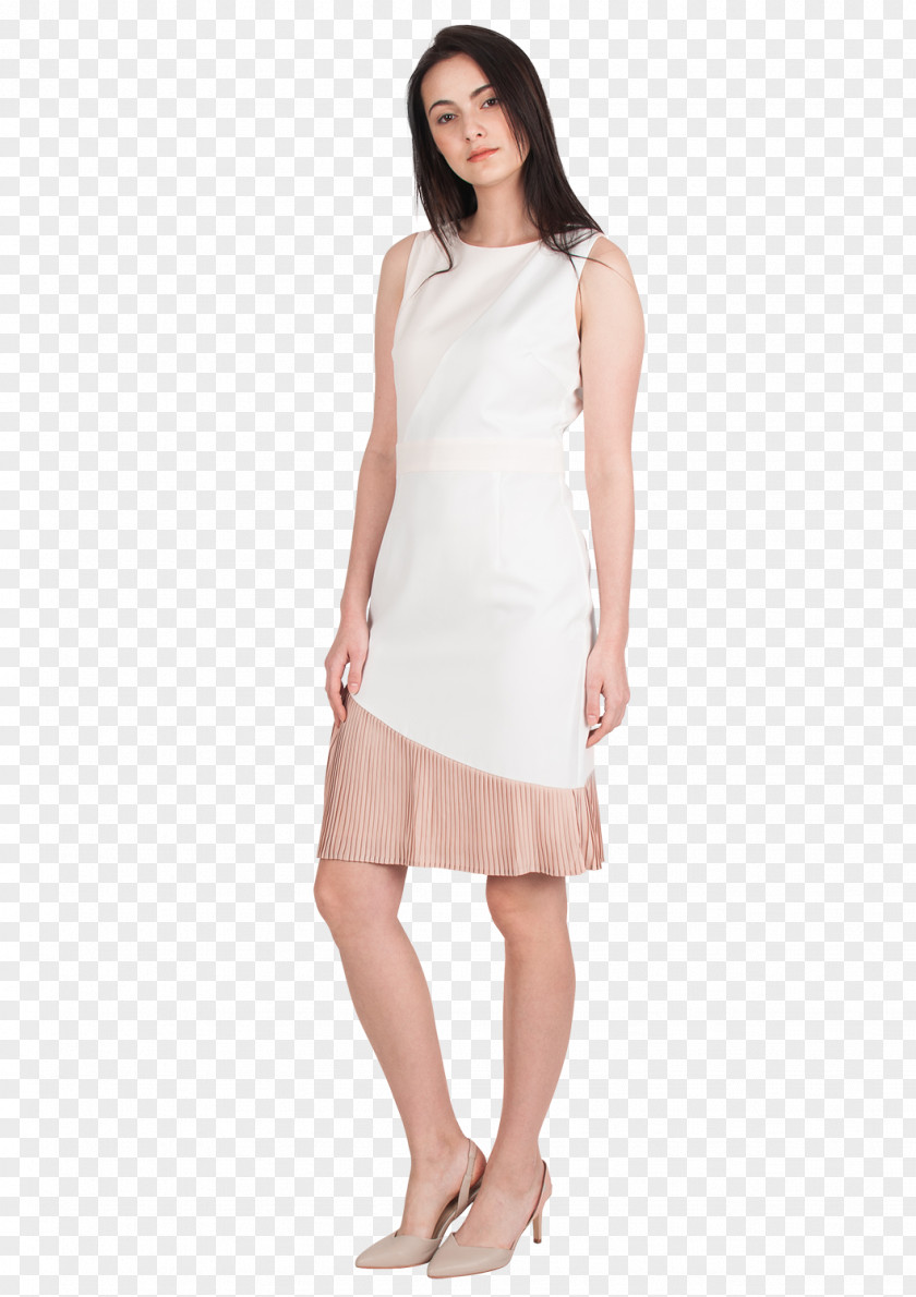 Dress Calvin Klein Sleeve Zipper Neckline PNG