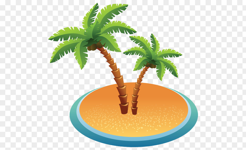 Island Hd Arecaceae Coconut Icon PNG