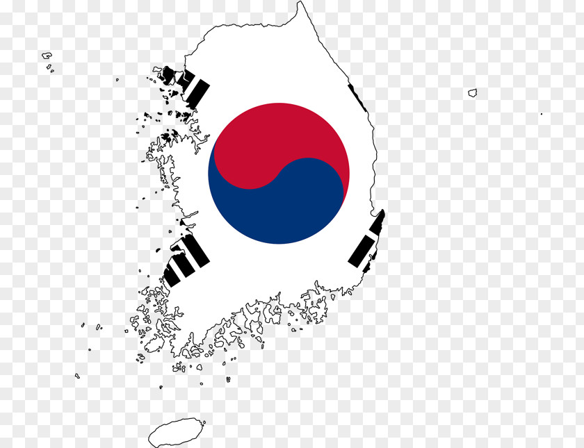 Map Flag Of South Korea North Vector Graphics PNG