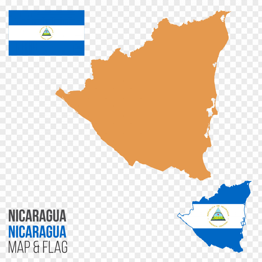 Nicaragua Vector Map Royalty-free Illustration PNG