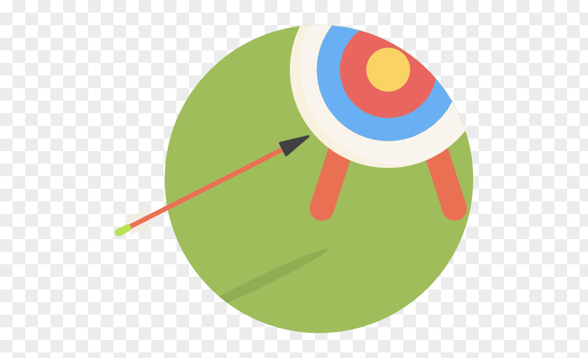Target Archery Arrow Shooting Sport Icon PNG