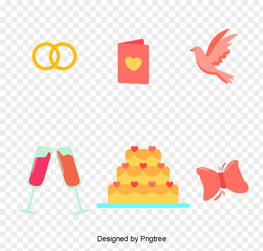 Wedding Vector Graphics Image Flat Design PNG