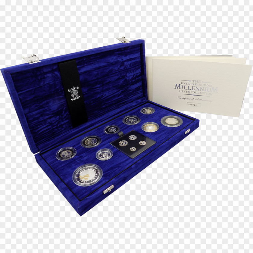 Coin Collecting Cobalt Blue PNG