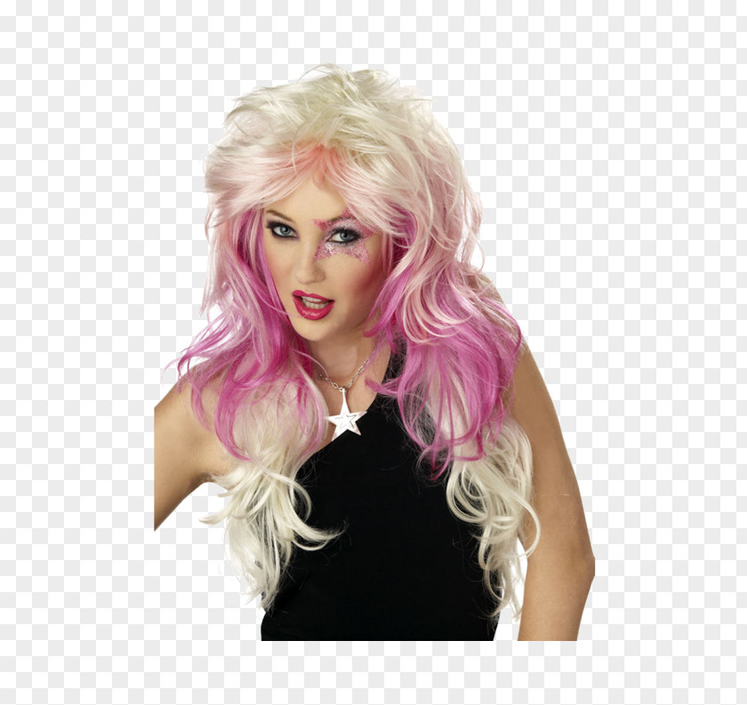 Hair Blond Lace Wig Costume PNG