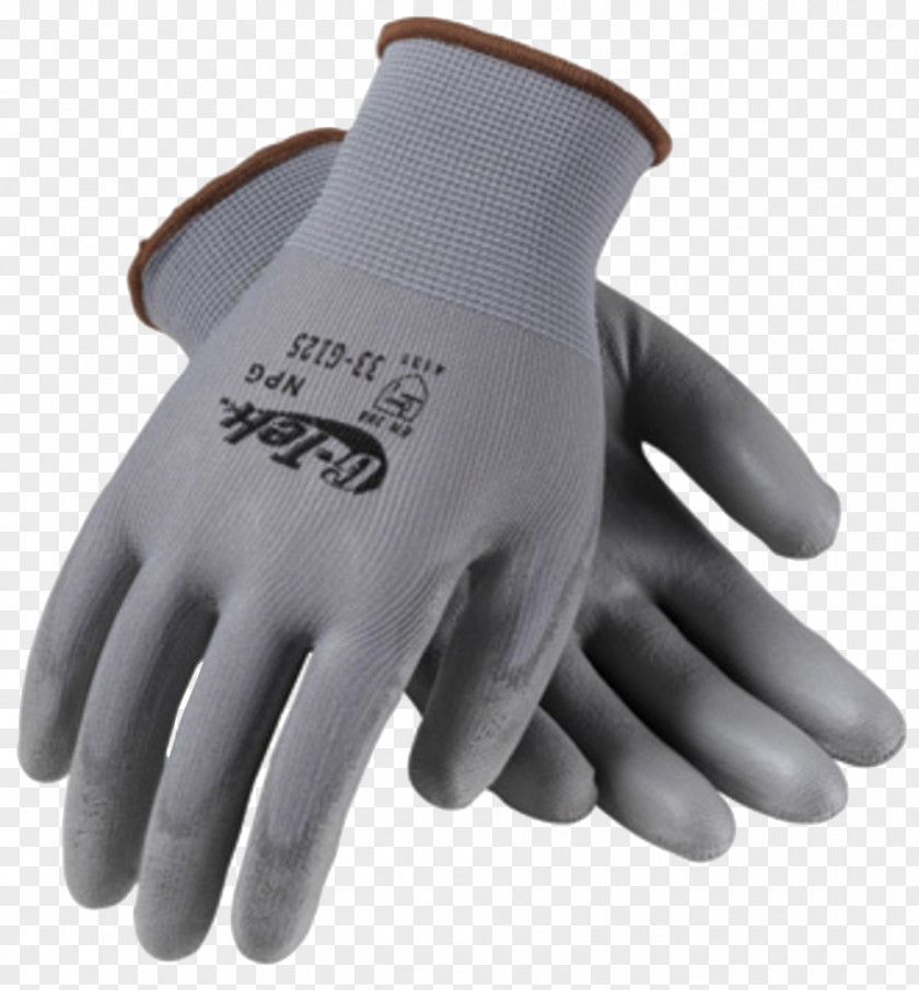 Rubber Glove Finger Nylon Polyurethane PNG