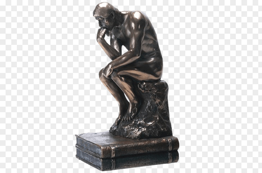 Thinking Statue The Thinker Bronze Sculpture Figurine PNG
