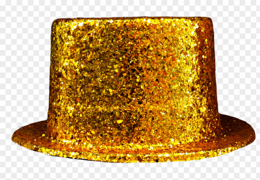Wh Golden Hat Fedora PNG