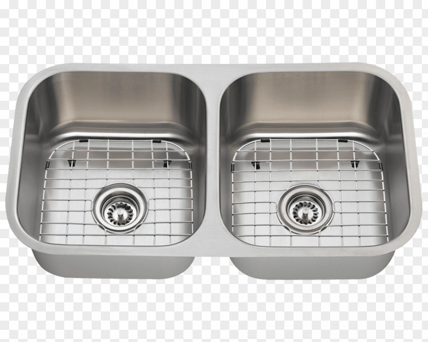 Cat Bowl Kitchen Sink Stainless Steel Plumbing Fixtures PNG