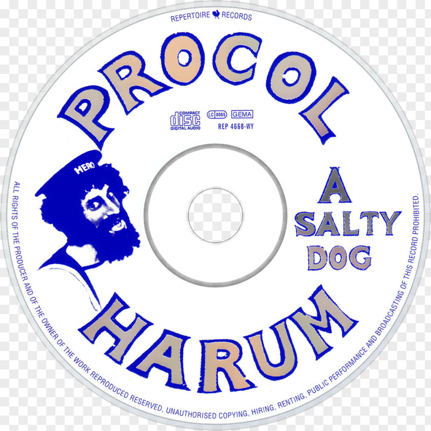 Salty Dog A Compact Disc Procol Harum Home Album PNG