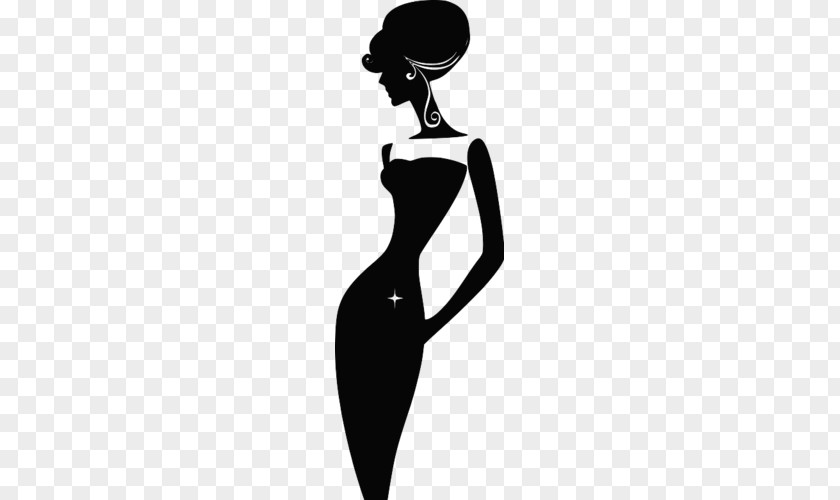 Silhouette Fashion Illustration Royalty-free PNG