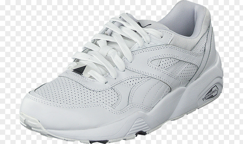 Puma Shoe Sneakers Leather White PNG