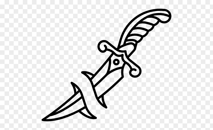 Tattoo Knife Old School (tattoo) Dagger Weapon PNG
