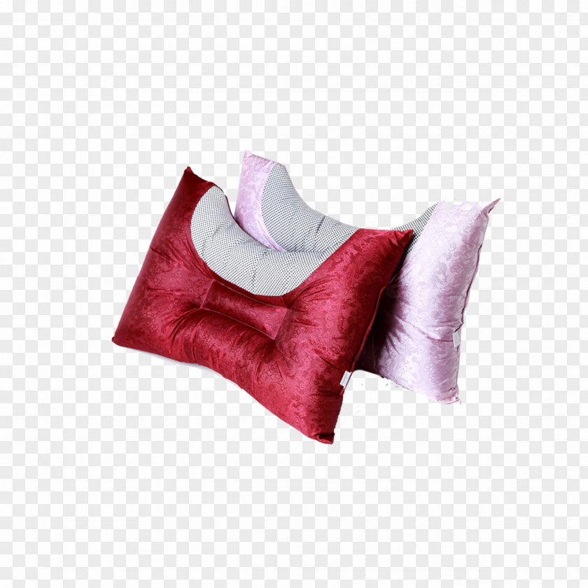 Festive Satin U-shaped Neck Pillow Combination Cervical Vertebrae Atlas PNG