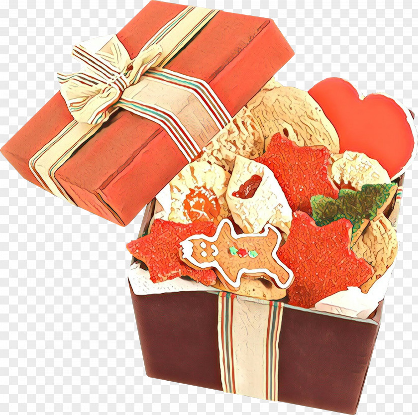 Present Food Gift Basket PNG