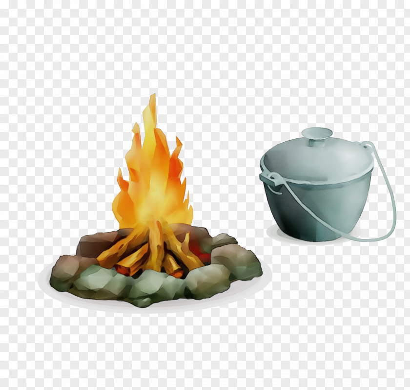 Ceramic Torch Campfire Cartoon PNG
