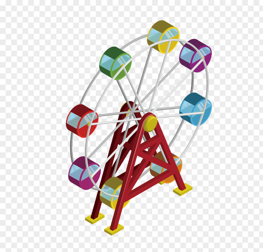 Fairground Vector Graphics Image Illustration Drawing PNG