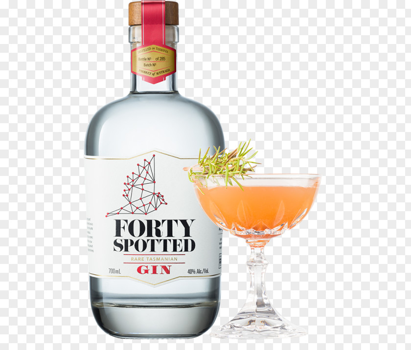 Forty Spotted Rare Tasmanian Gin Liquor Whiskey PNG