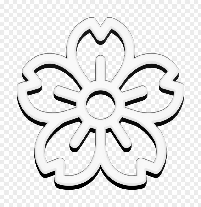 Japan Icon Cherry Blossom Flower PNG