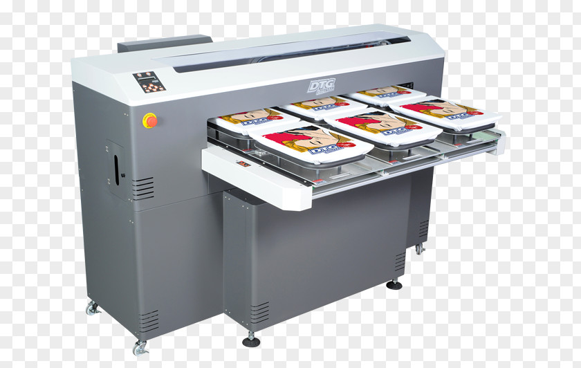 Printer Direct To Garment Printing Press Industry Flatbed Digital PNG