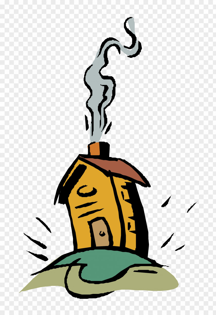 Smoke House Cartoon Illustration PNG Illustration, houses clipart PNG