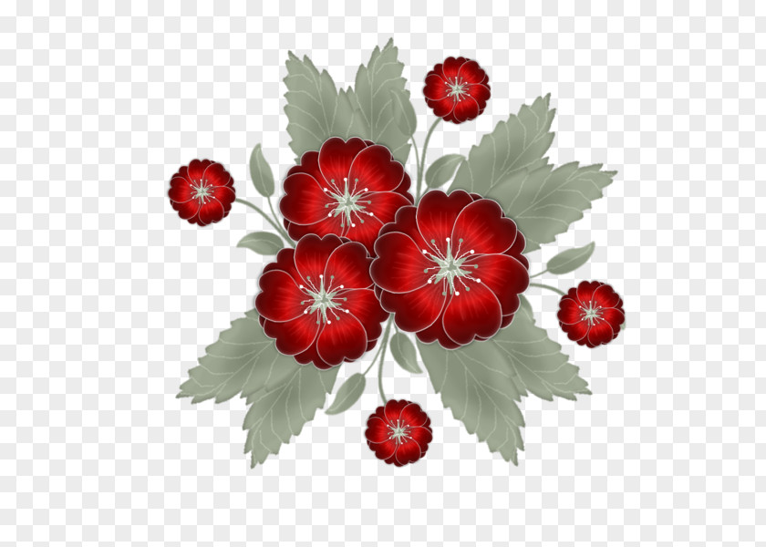 Strawberry Scrapbooking Flower Clip Art PNG