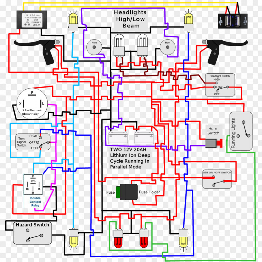 Light Wiring Diagram Electrical Wires & Cable Signal PNG