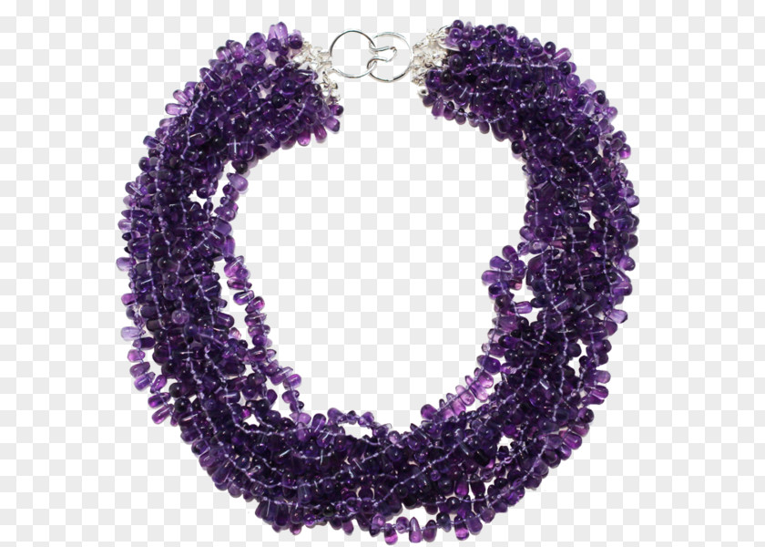 Necklace Amethyst Bead PNG