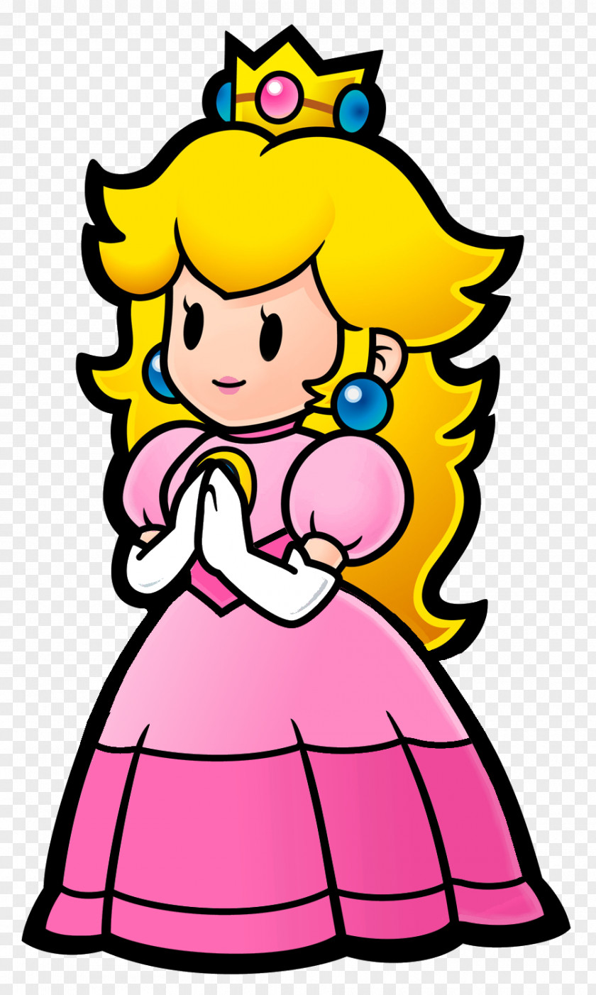 Peach Super Mario Bros. Princess Paper PNG