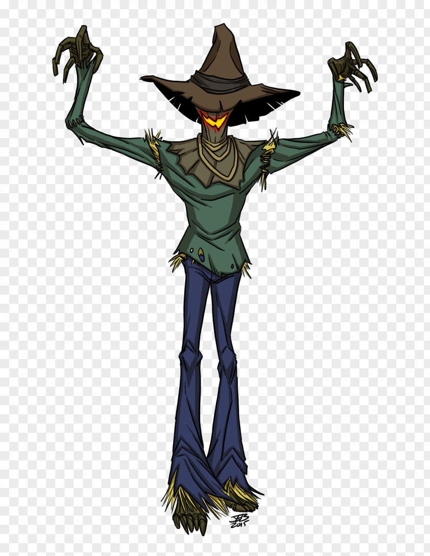 Scarecrow Costume Design Legendary Creature Cartoon PNG