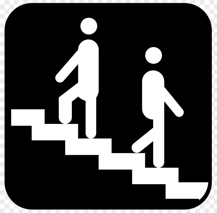 Stair Stairs Escalator Logo Handrail Clip Art PNG