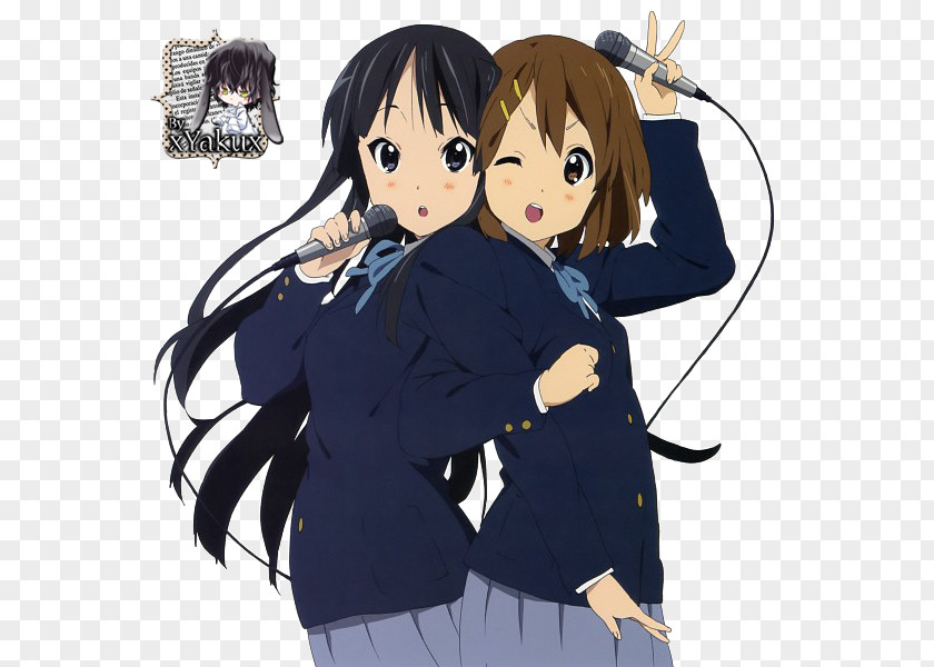 Yui Hirasawa Azusa Nakano Mio Akiyama K-On! Ritsu Tainaka PNG