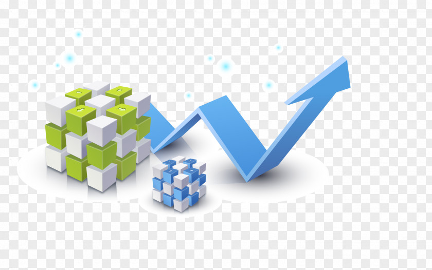 3d Creative Business Cube Arrow PNG