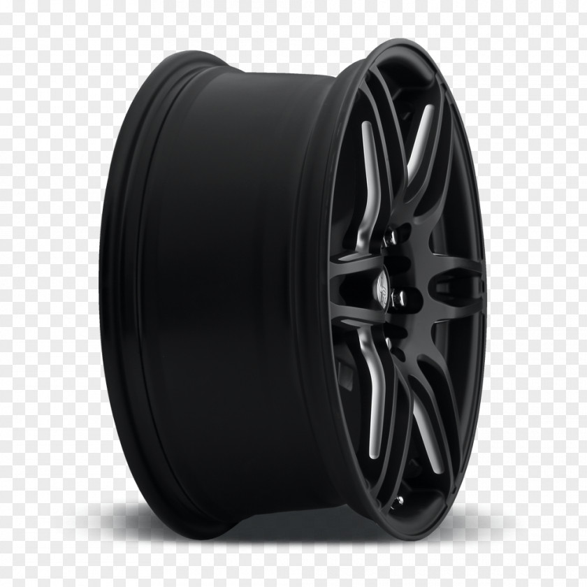Black Stone Alloy Wheel Spoke Rim Autofelge PNG