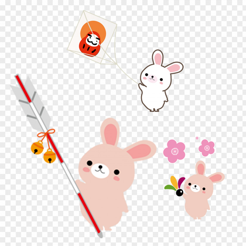Bunny Cartoon Easter Rabbit Clip Art PNG