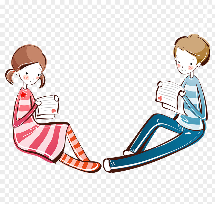 Creative Couple Significant Other Romance Cartoon PNG