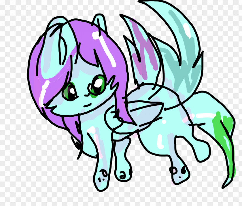 Proud Pony Horse Line Art Cartoon PNG