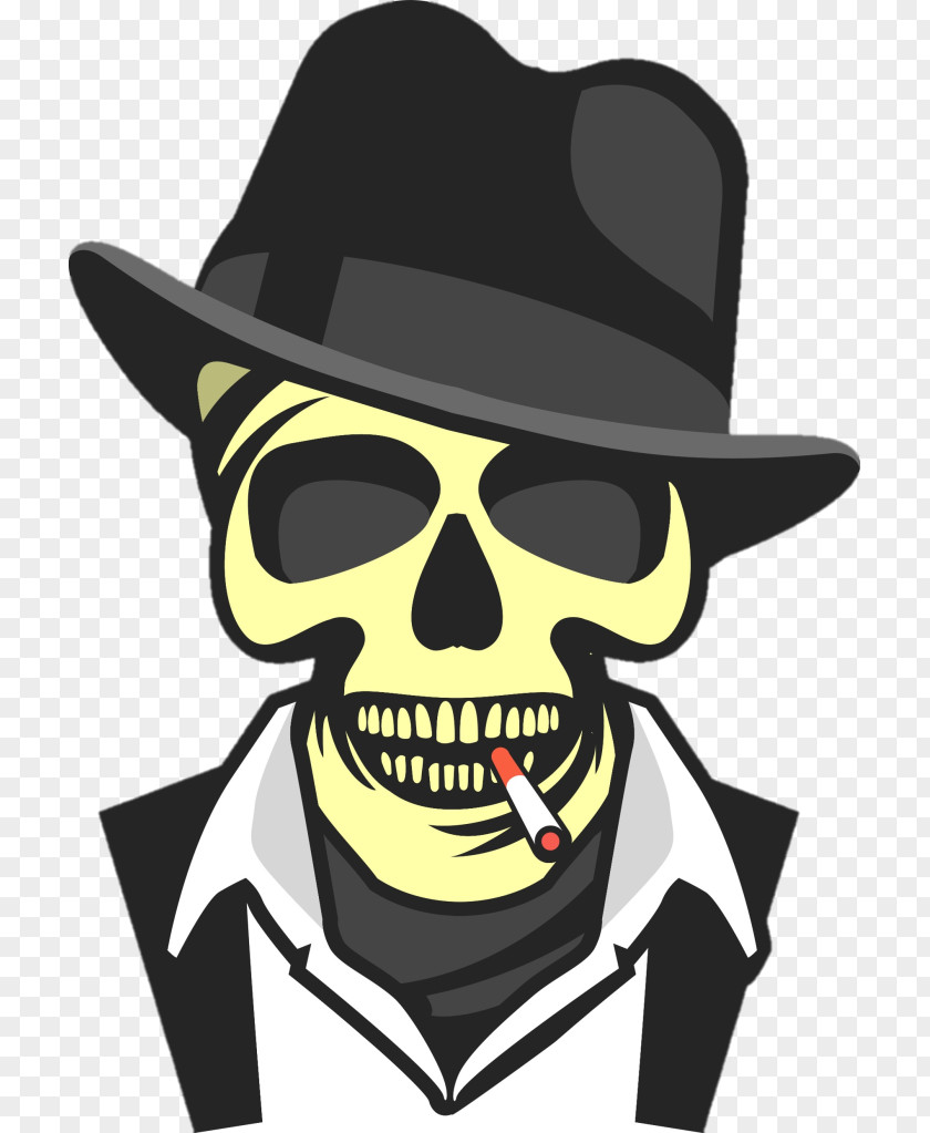 Skull Vector Graphics Gangster Clip Art Royalty-free PNG
