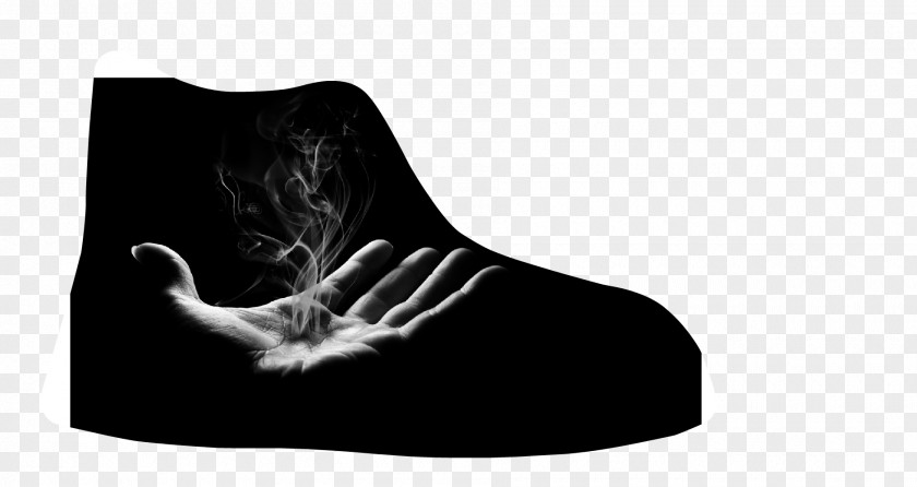 Black Fog Monochrome Shoe White Animal Font PNG
