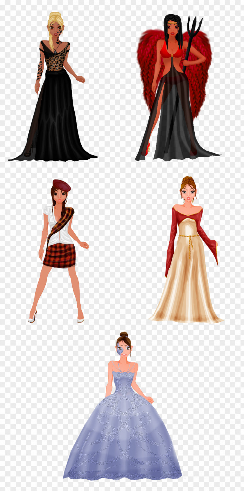 Concours Costume Design Gown PNG