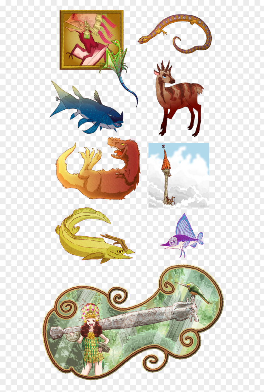 Design Animal Legendary Creature Clip Art PNG